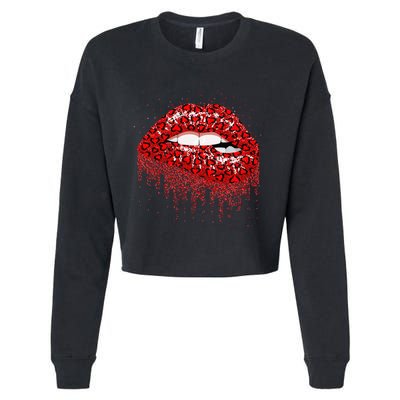 Skeleton Juggling Skulls Juggle Circus Lover Cropped Pullover Crew