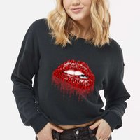 Skeleton Juggling Skulls Juggle Circus Lover Cropped Pullover Crew