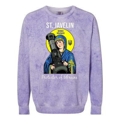 Saint Javelin St. Javelin Protector Colorblast Crewneck Sweatshirt