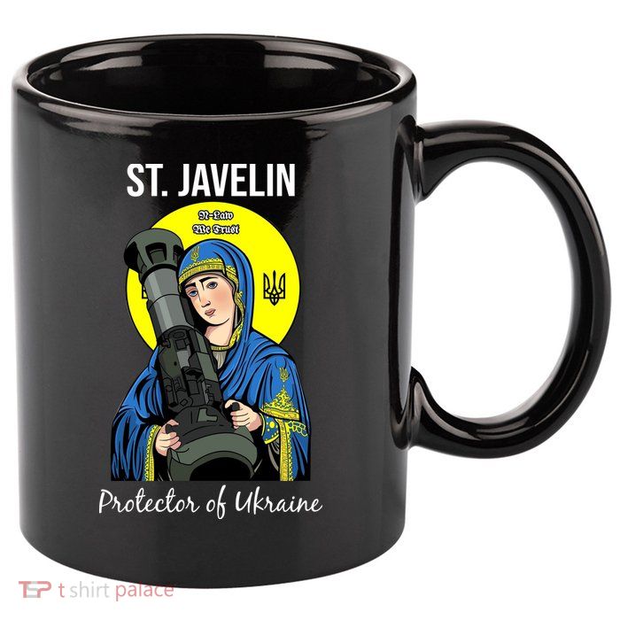 Saint Javelin St. Javelin Protector 11oz C Handle Ceramic Mug