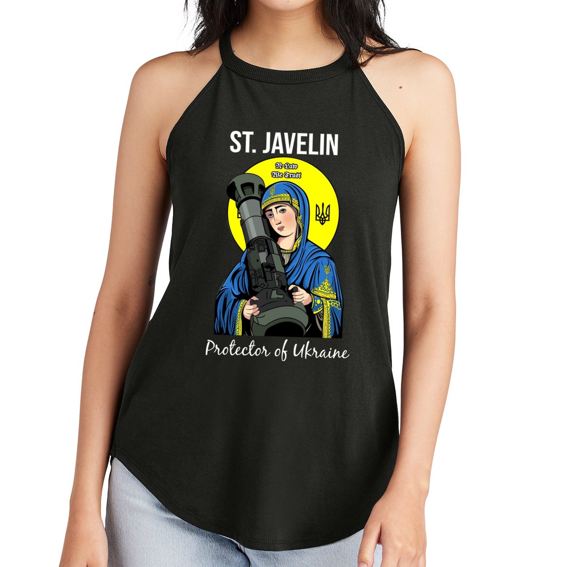 Saint Javelin St. Javelin Protector Women's Perfect Tri Rocker Tank
