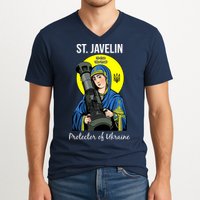 Saint Javelin St. Javelin Protector V-Neck T-Shirt
