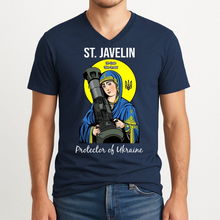 Saint Javelin St. Javelin Protector V-Neck T-Shirt
