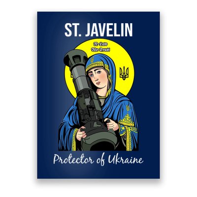 Saint Javelin St. Javelin Protector Poster