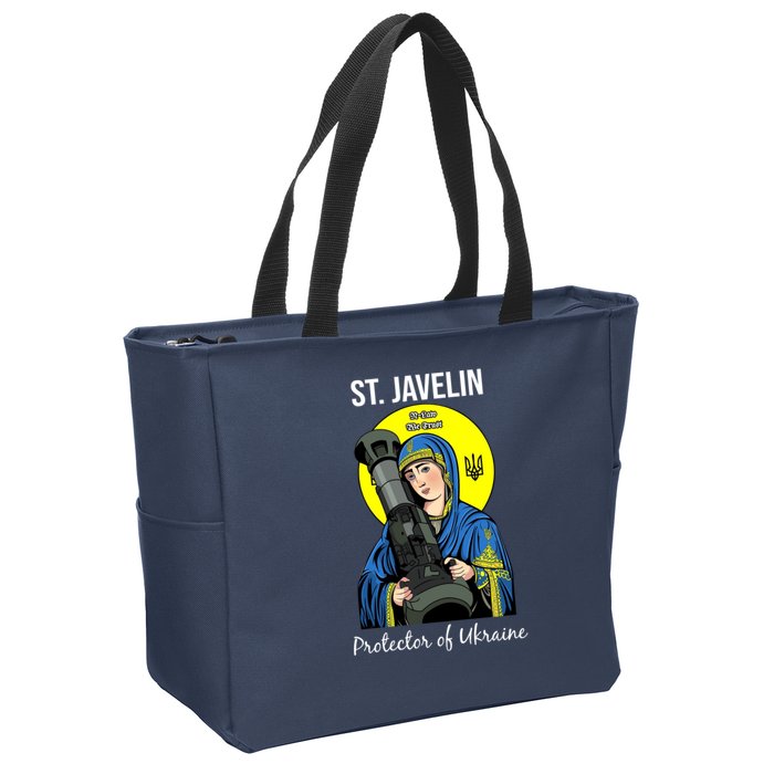 Saint Javelin St. Javelin Protector Zip Tote Bag