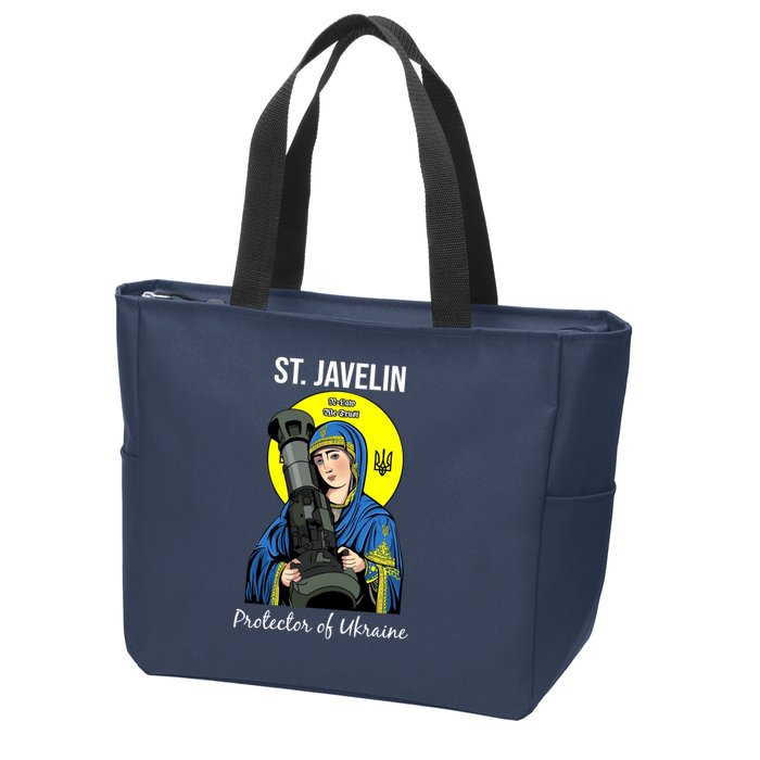 Saint Javelin St. Javelin Protector Zip Tote Bag