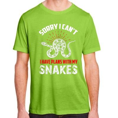 Snake Joke Snake Lover Saying Snake Collector Gift Adult ChromaSoft Performance T-Shirt