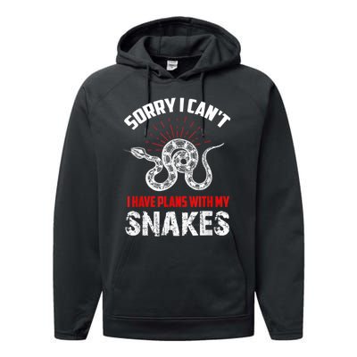 Snake Joke Snake Lover Saying Snake Collector Gift Performance Fleece Hoodie