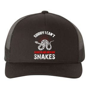 Snake Joke Snake Lover Saying Snake Collector Gift Yupoong Adult 5-Panel Trucker Hat