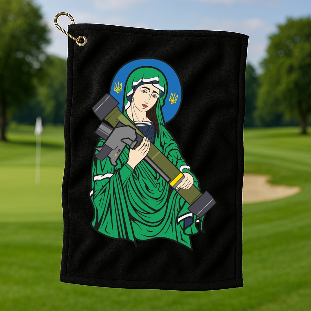 Saint Javelin Golf Towel