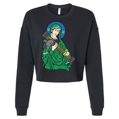 Saint Javelin Cropped Pullover Crew