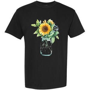 Sunflower Jar 's Life is Goods Floral Awesome Vase Garment-Dyed Heavyweight T-Shirt