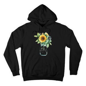 Sunflower Jar 's Life is Goods Floral Awesome Vase Tall Hoodie