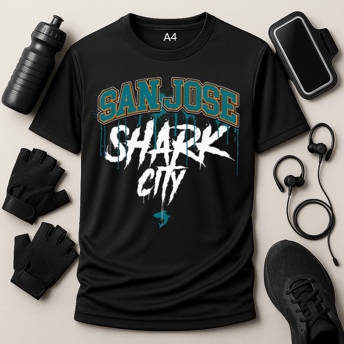 San Jose SJ 408 San Jo San Jose San Jose 408 Cooling Performance Crew T-Shirt