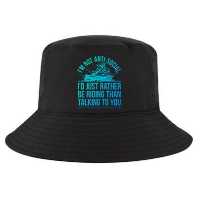 Sarcastic Jet Skiing I Watercraft Rider Jet Skiing Gift Cool Comfort Performance Bucket Hat