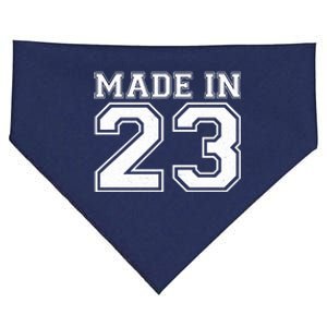 Sporty Jersey Style Made In 1923 100th Birthday USA-Made Doggie Bandana