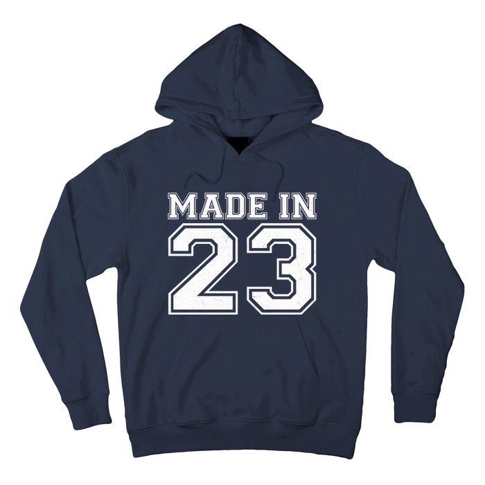 Sporty Jersey Style Made In 1923 100th Birthday Hoodie