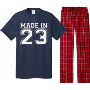 Sporty Jersey Style Made In 1923 100th Birthday Pajama Set