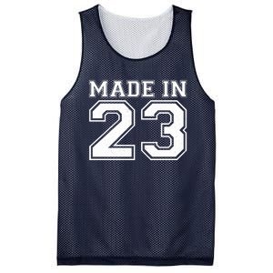 Sporty Jersey Style Made In 1923 100th Birthday Mesh Reversible Basketball Jersey Tank