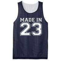 Sporty Jersey Style Made In 1923 100th Birthday Mesh Reversible Basketball Jersey Tank