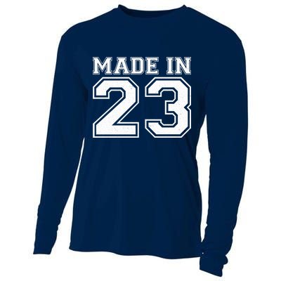 Sporty Jersey Style Made In 1923 100th Birthday Cooling Performance Long Sleeve Crew