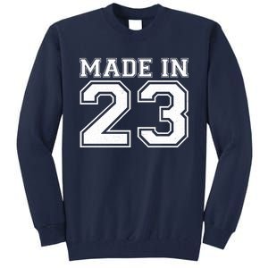 Sporty Jersey Style Made In 1923 100th Birthday Tall Sweatshirt