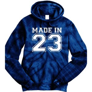 Sporty Jersey Style Made In 1923 100th Birthday Tie Dye Hoodie