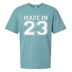 Sporty Jersey Style Made In 1923 100th Birthday Sueded Cloud Jersey T-Shirt