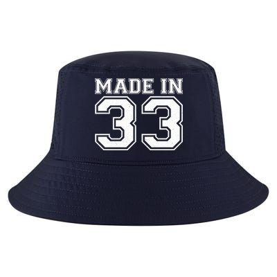 Sporty Jersey Style Made In 1933 90th Birthday Cool Comfort Performance Bucket Hat