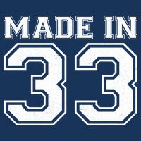 Sporty Jersey Style Made In 1933 90th Birthday Poster