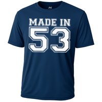 Sporty Jersey Style Made In 1953 70th Birthday Performance Shirt