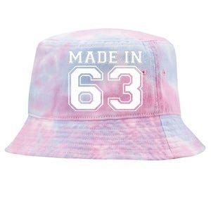 Sporty Jersey Style Made In 1963 60th Birthday Tie-Dyed Bucket Hat