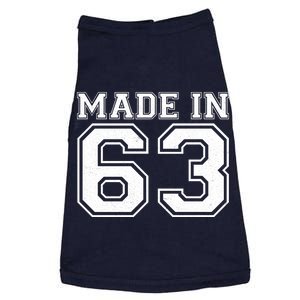 Sporty Jersey Style Made In 1963 60th Birthday Doggie Tank