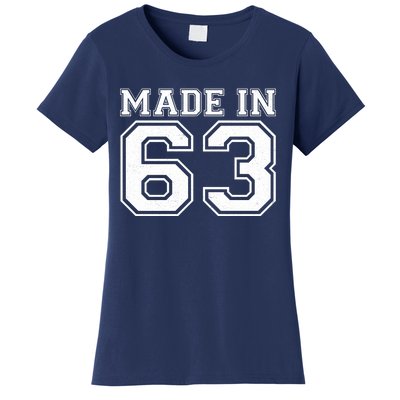 Sporty Jersey Style Made In 1963 60th Birthday Women's T-Shirt