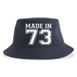 Sporty Jersey Style Made In 1973 50th Birthday Sustainable Bucket Hat