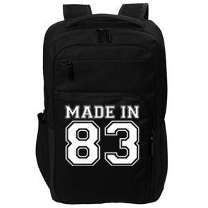 Sporty Jersey Style Made In 1983 40th Birthday Impact Tech Backpack