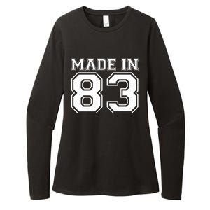 Sporty Jersey Style Made In 1983 40th Birthday Womens CVC Long Sleeve Shirt