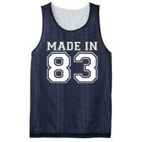 Sporty Jersey Style Made In 1983 40th Birthday Mesh Reversible Basketball Jersey Tank