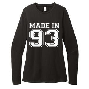 Sporty Jersey Style Made In 1993 30th Birthday Womens CVC Long Sleeve Shirt