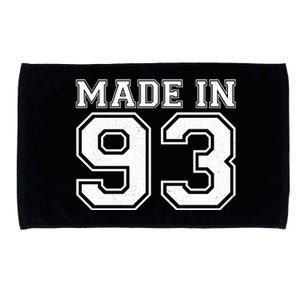 Sporty Jersey Style Made In 1993 30th Birthday Microfiber Hand Towel