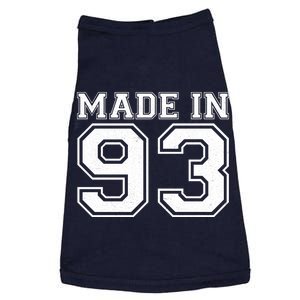 Sporty Jersey Style Made In 1993 30th Birthday Doggie Tank