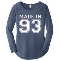 Sporty Jersey Style Made In 1993 30th Birthday Women's Perfect Tri Tunic Long Sleeve Shirt