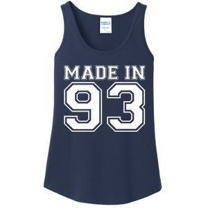 Sporty Jersey Style Made In 1993 30th Birthday Ladies Essential Tank