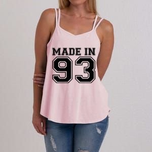 Sporty Jersey Style Made In 1993 30th Birthday Women's Strappy Tank