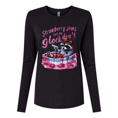 Strawberry Jams Womens Cotton Relaxed Long Sleeve T-Shirt