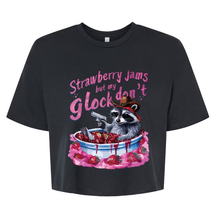 Strawberry Jams Bella+Canvas Jersey Crop Tee