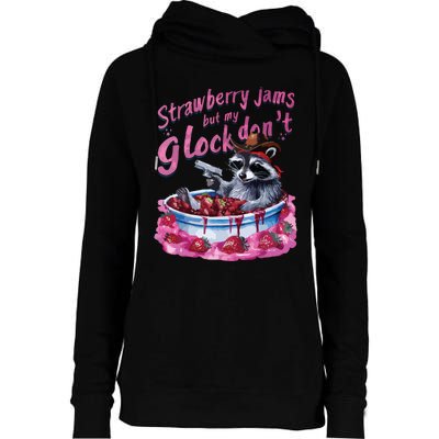 Strawberry Jams Womens Funnel Neck Pullover Hood