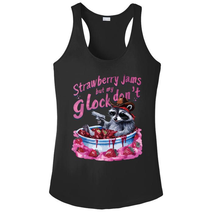 Strawberry Jams Ladies PosiCharge Competitor Racerback Tank