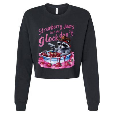 Strawberry Jams Cropped Pullover Crew