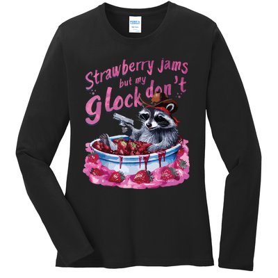 Strawberry Jams Ladies Long Sleeve Shirt